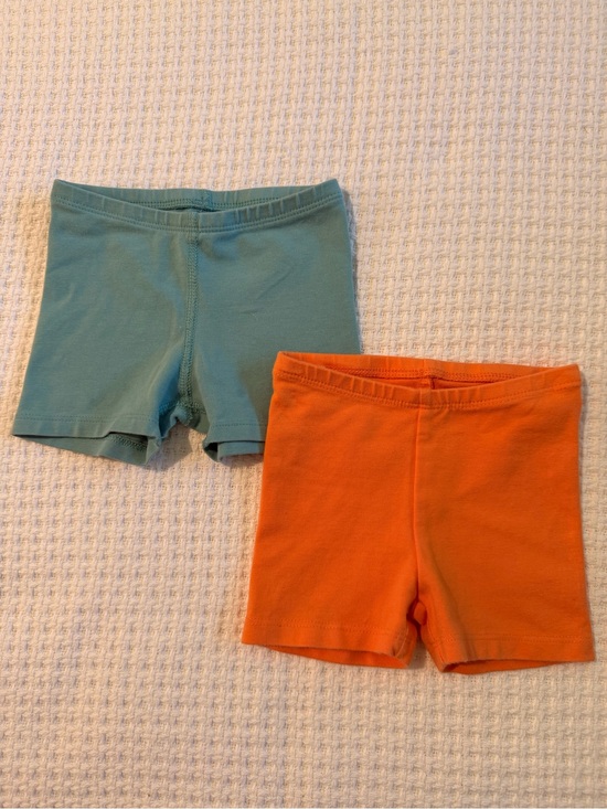 Primary Other - Primary Baby Girls’ Stretch Bike Shorts in Teal and Orange